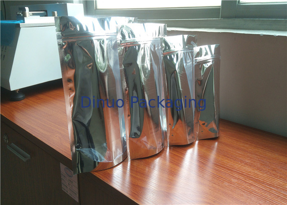 เป็นมิตรกับสิ่งแวดล้อมที่กำหนดเองพิมพ์ Stand Up Pouches, อลูมิเนียม Resealable Stand Up Bag