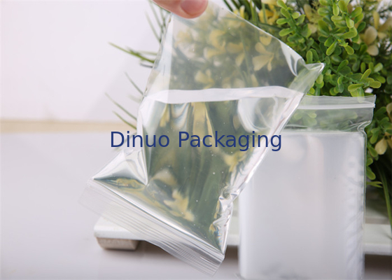 ถุงพลาสติก PE ชนิดป้องกันการรั่ว Ziplock # 100 * 160 มม. สำหรับบรรจุภัณฑ์เหลว