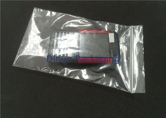 แบบกำหนดเองพิมพ์ถุงพลาสติก PE ป้องกันไฟฟ้าสถิตกันน้ำป้องกันฝุ่นด้วย Ziplock ด้านบน