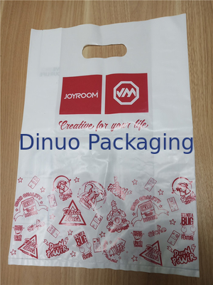 ย่อยสลายได้บรรจุภัณฑ์พิมพ์แบบกำหนดเองถุงเสื้อผ้าถุงช้อปปิ้ง 265x360mm