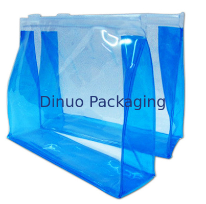กระเป๋าเครื่องสำอาง PVC ใสแบบกำหนดเอง / กระเป๋าเดินทาง PVC ชนิดมีซิป