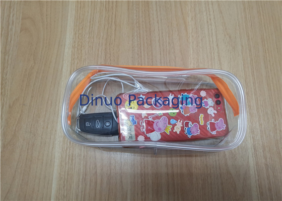 ถุงพลาสติก Ziplock PVC แบบนำกลับมาใช้ใหม่ได้สำหรับบรรจุสิ่งของจำเป็นทุกวัน