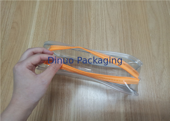 ถุงพลาสติก Ziplock PVC แบบนำกลับมาใช้ใหม่ได้สำหรับบรรจุสิ่งของจำเป็นทุกวัน