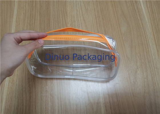 ถุงพลาสติก Ziplock PVC แบบนำกลับมาใช้ใหม่ได้สำหรับบรรจุสิ่งของจำเป็นทุกวัน