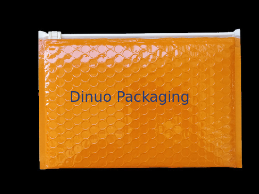 400x300 มม. สีส้มผนึกซิปถุงฟองช็อกความต้านทาน ISO9001