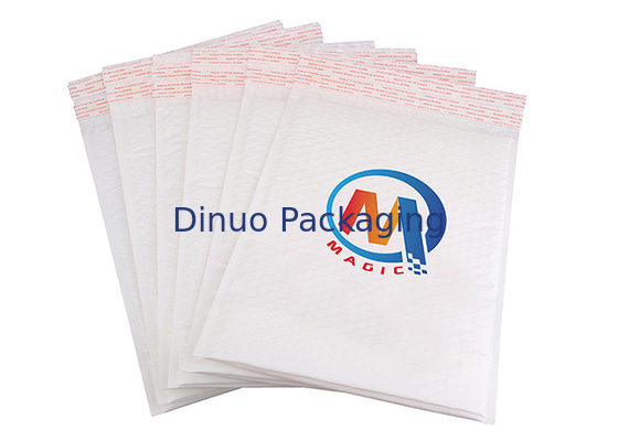 ซองจดหมายซองจดหมายโพลีบัตเตอร์เบาะสีขาวสำหรับการซื้อสินค้าออนไลน์ / ส่งด่วน