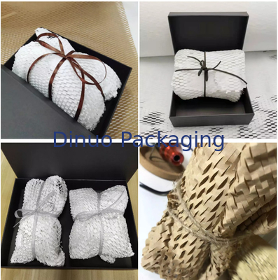 กระดาษคราฟท์รังผึ้ง 80gsm 50 ซม. * 100 ม. สำหรับบรรจุของขวัญ