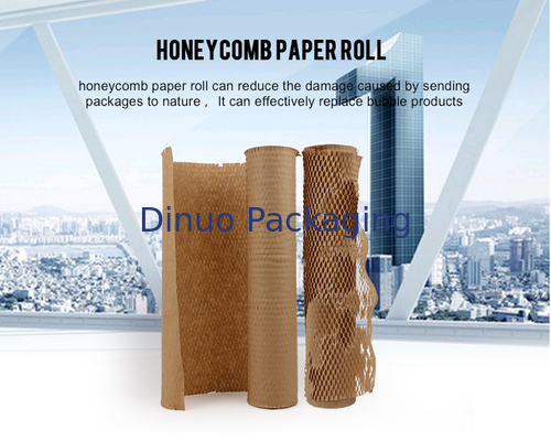 กระดาษคราฟรังผึ้ง SGS Sustainable Die Cut 38 ซม. * 140 ม