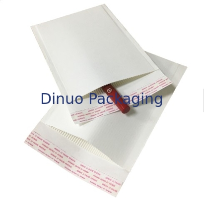ถุงกระดาษลูกฟูก 110 * 130 มม. เทปกาวในตัว Mailer Padded จัดส่งซองจดหมาย