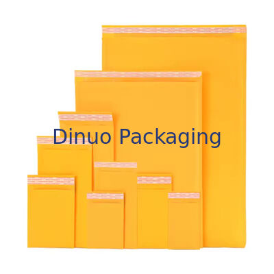 Express Kraft Bubble Mailers ขนาดต่าง ๆ โลโก้ที่กําหนดเอง ซองบรรจุที่ใช้กันได้นานสําหรับการบรรจุและการจัดส่งที่ปลอดภัย