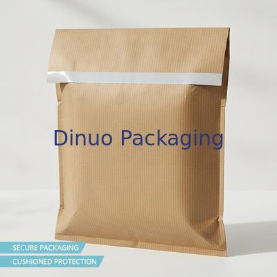 ป้องกันและ cushioned กระดาษ Padded Mailer เส้นติดแน่นแข็งแรงออกแบบสําหรับการบรรจุที่ปลอดภัยและการปกป้องการจัดส่ง